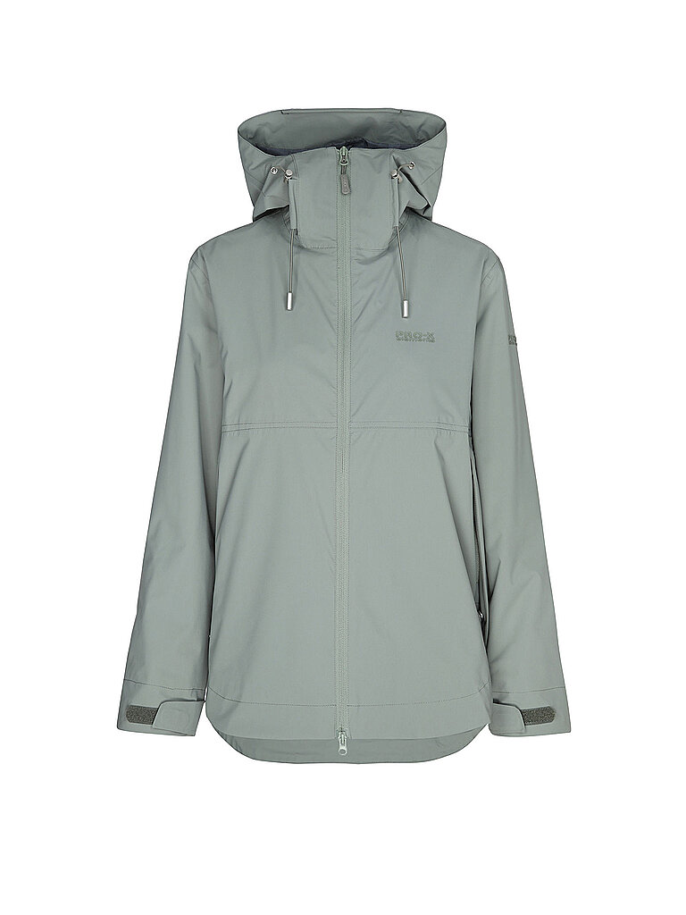 PRO-X ELEMENTS Damen Regenjacke Jessy 2L dunkelgrün | 42